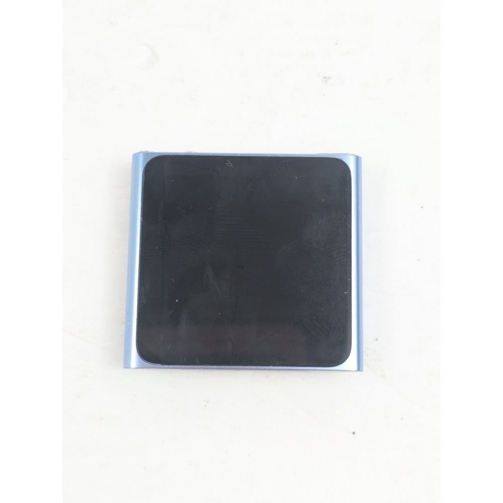 Apple iPod Nano 6th Generation A1366 Blue MC525LL - Tested Works Needs Battery